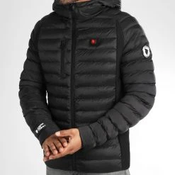 Coupon ⌛ Doudoune Chauffante Capuche Meribel Noir de Comme Des Loups ❤️