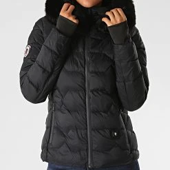 Coupon 🤩 Doudoune Chauffante Capuche Fourrure Femme Val Thorens Bis Noir de Comme Des Loups 🤩 -Comme Des Loups Soldes comme des loups 228544 VAL THORENS BIS BLACK FOUR BLACK 20200824T145942 03