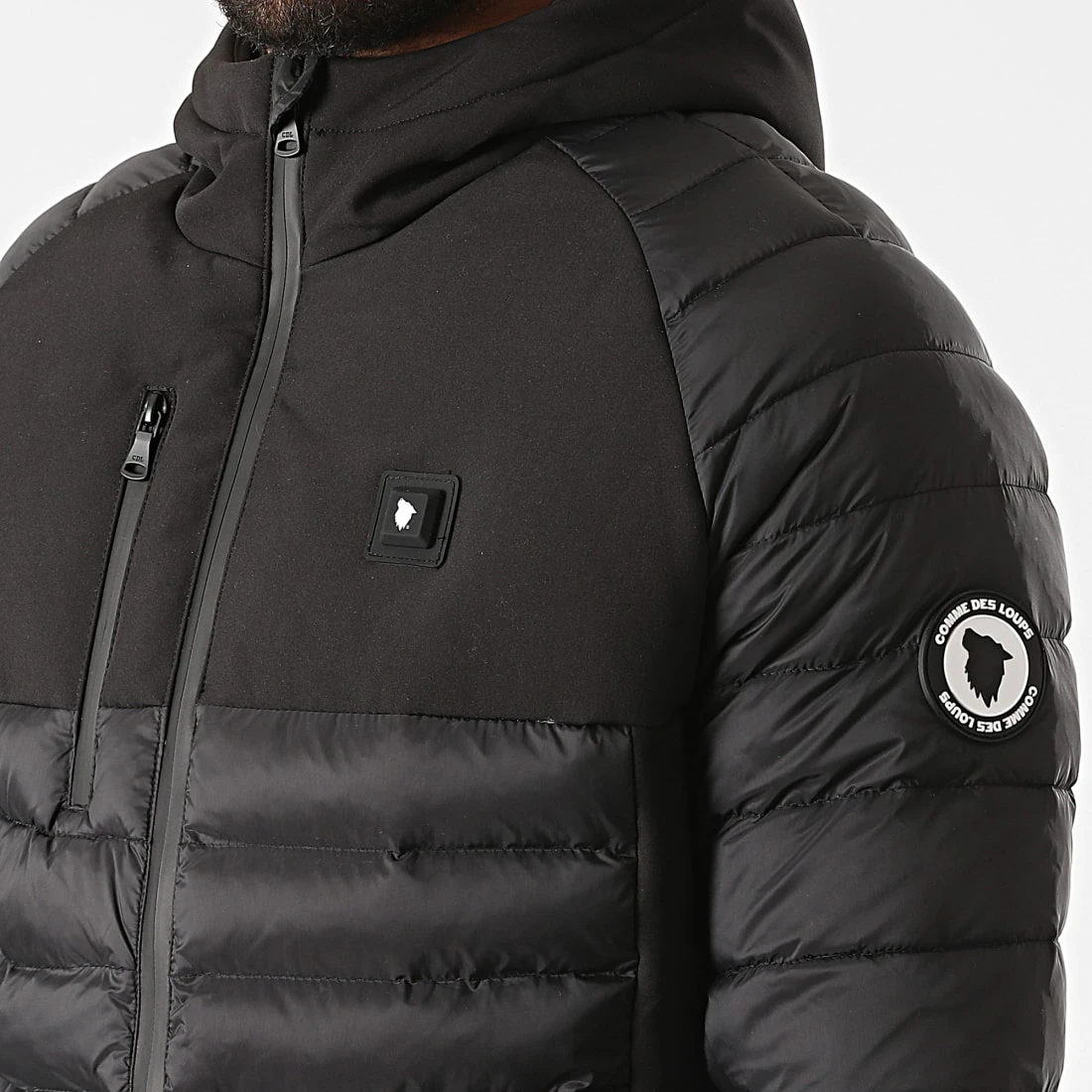 Sortie 💯 Doudoune Chauffante Capuche Aspen Noir de Comme Des Loups ⌛ 4 Sortie 💯 Doudoune Chauffante Capuche Aspen Noir de Comme Des Loups ⌛ – Image 2