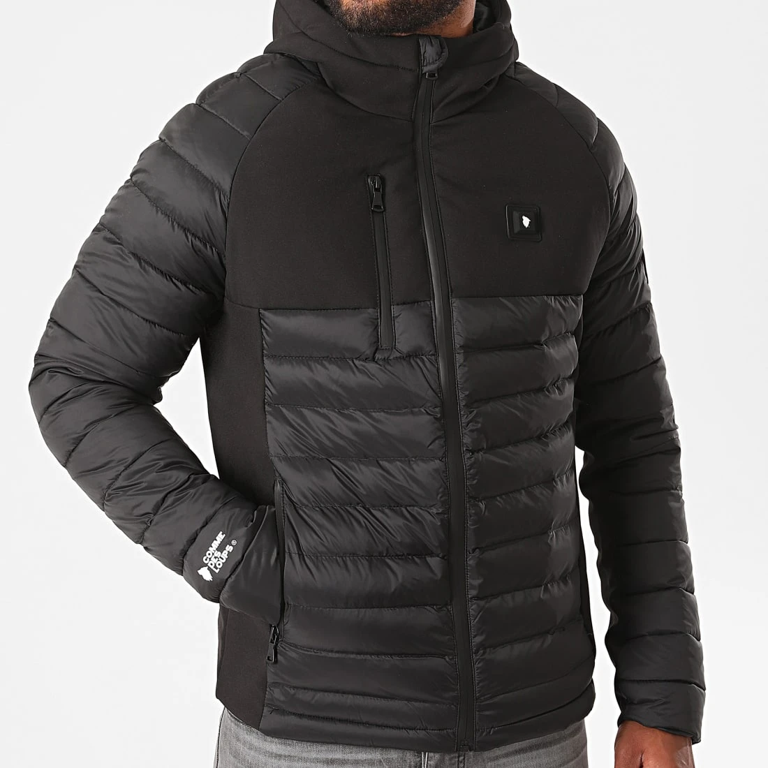 Sortie 💯 Doudoune Chauffante Capuche Aspen Noir de Comme Des Loups ⌛ 5 Sortie 💯 Doudoune Chauffante Capuche Aspen Noir de Comme Des Loups ⌛ – Image 3