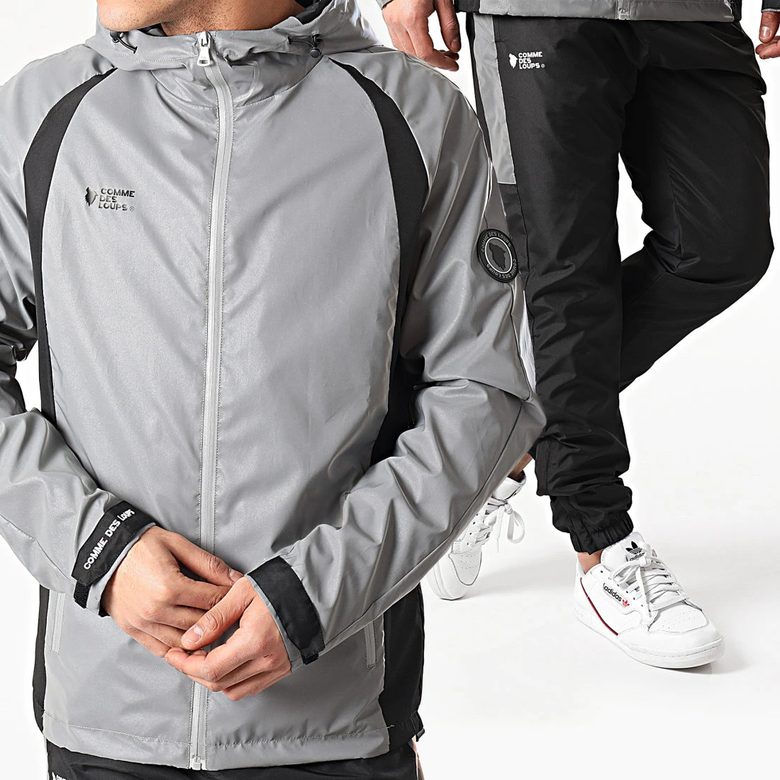 Offres ❤️ Ensemble De Survetement Queens Gris Noir Réfléchissant de Comme Des Loups 😉 3 Offres ❤️ Ensemble De Survetement Queens Gris Noir Réfléchissant de Comme Des Loups 😉