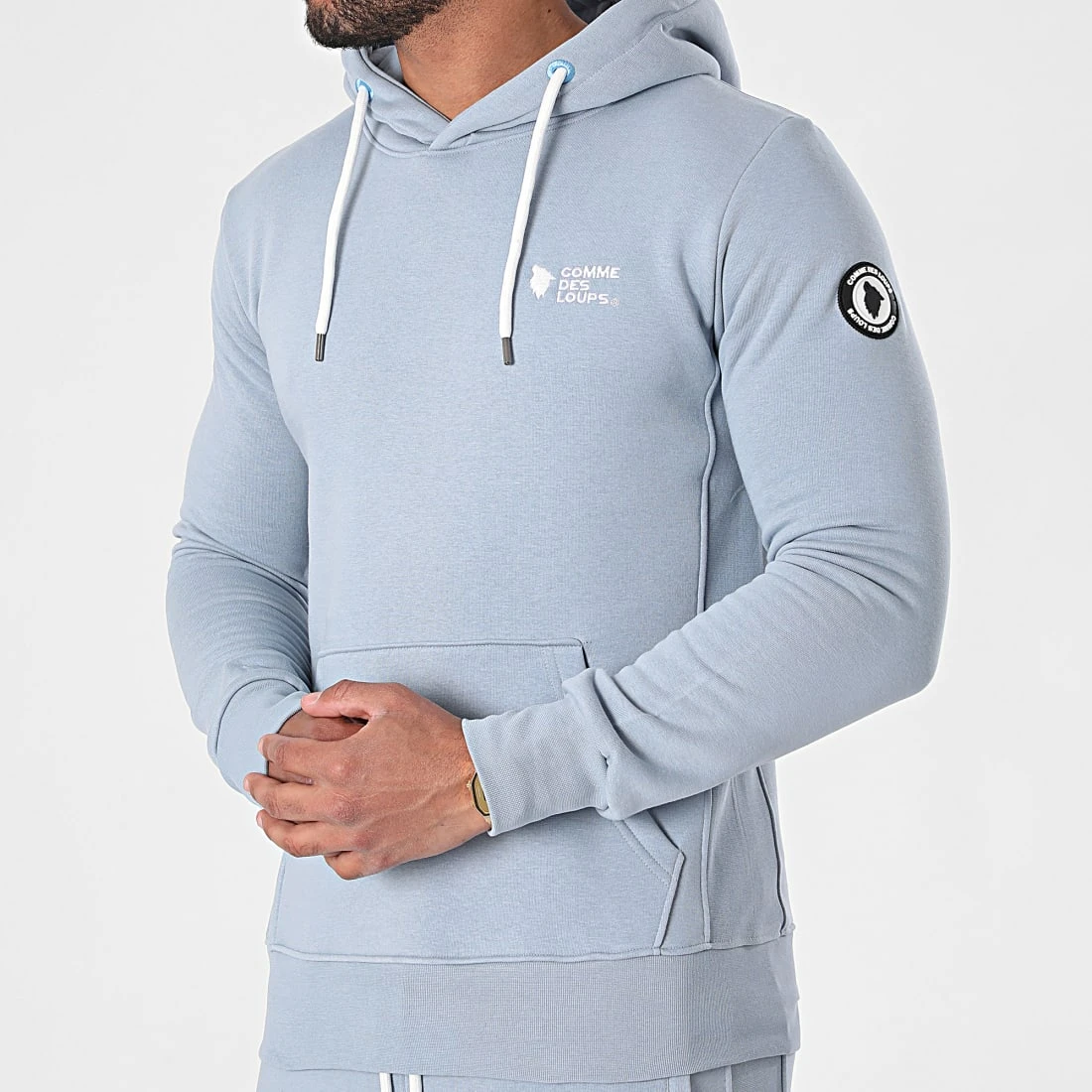 Promo 🧨 Ensemble De Survêtement Manhattan Bleu Clair de Comme Des Loups 😉 4 Promo 🧨 Ensemble De Survêtement Manhattan Bleu Clair de Comme Des Loups 😉 – Image 2