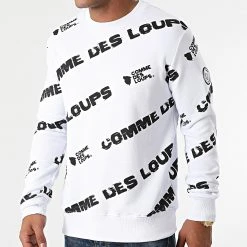 Coupon ✨ Sweat Crewneck Miami Blanc de Comme Des Loups ✨