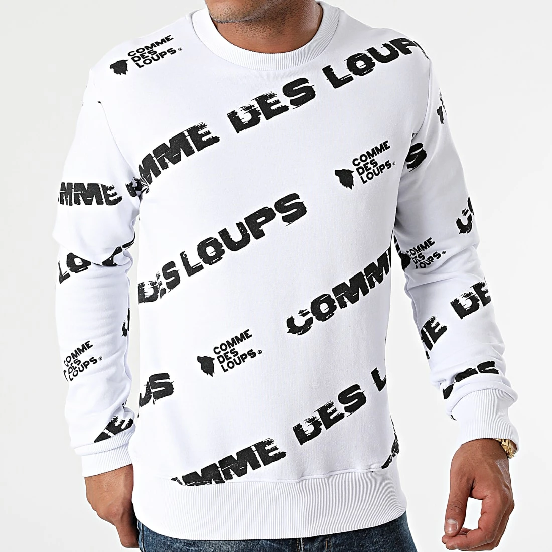 Coupon ✨ Sweat Crewneck Miami Blanc de Comme Des Loups ✨ 5 Coupon ✨ Sweat Crewneck Miami Blanc de Comme Des Loups ✨ – Image 3