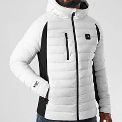 Sortie 😍 Doudoune Chauffante Capuche Meribel Premium Blanc de Comme Des Loups 🧨 -Comme Des Loups Soldes comme des loups 278522 MERIBEL BATTERIE STAR CARBON BLANC 20210825T074528 03