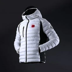 Sortie 😍 Doudoune Chauffante Capuche Meribel Premium Blanc de Comme Des Loups 🧨 -Comme Des Loups Soldes comme des loups 278522 MERIBEL BATTERIE STAR CARBON BLANC 20210922T105559 06