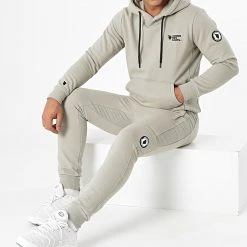 Meilleure affaire ✔️ Ensemble De Survêtement Manhattan Taupe Clair de Comme Des Loups ✔️