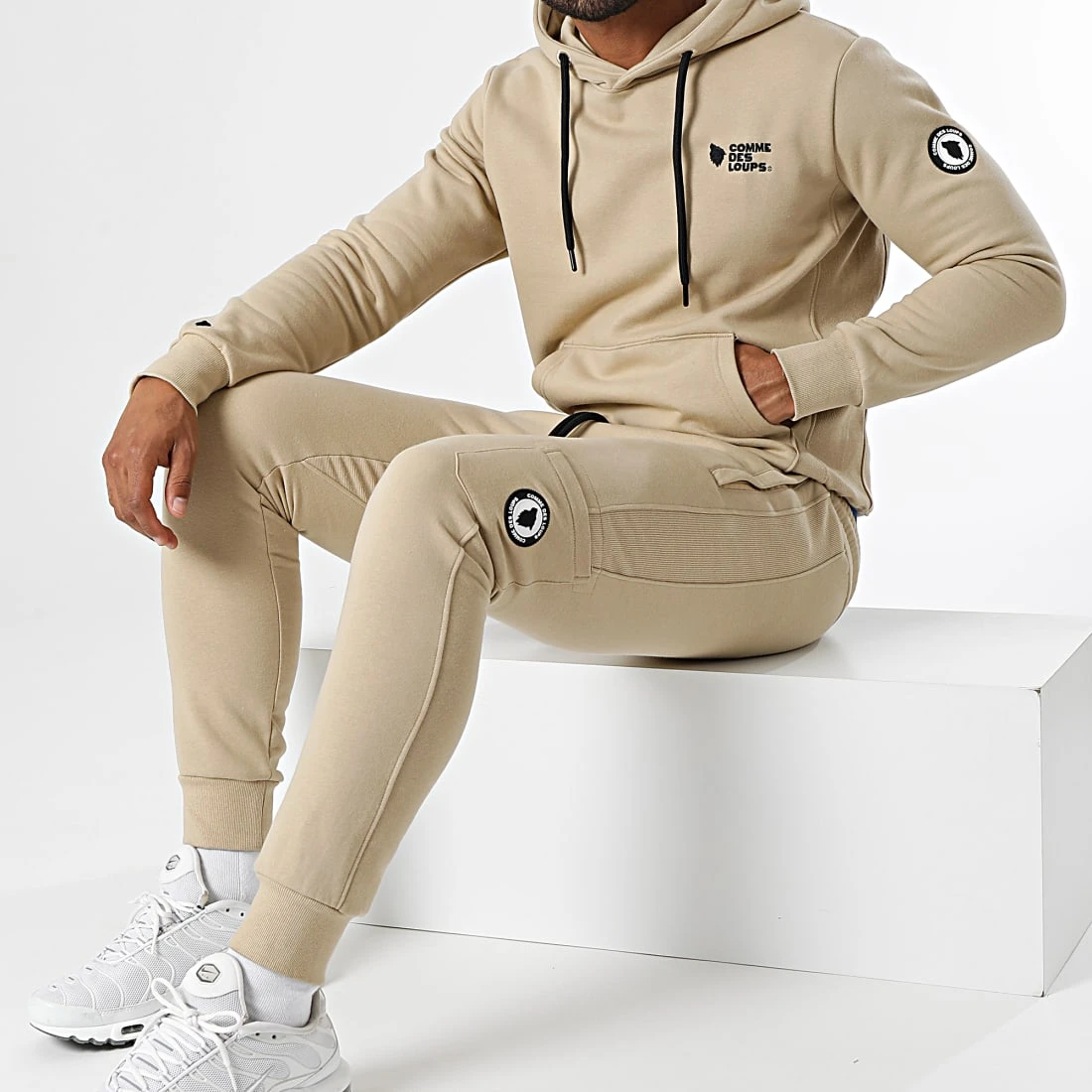 Sortie ⌛ Ensemble De Survêtement Manhattan Beige de Comme Des Loups ✨ 3 Sortie ⌛ Ensemble De Survêtement Manhattan Beige de Comme Des Loups ✨