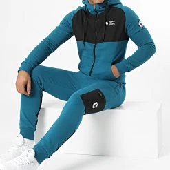 Nouveau 😀 Ensemble De Survetement Himalaya Bleu Marine de Comme Des Loups ⌛