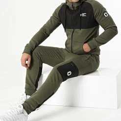 Meilleur prix ✨ Ensemble De Survetement Himalaya Vert Kaki de Comme Des Loups 🌟