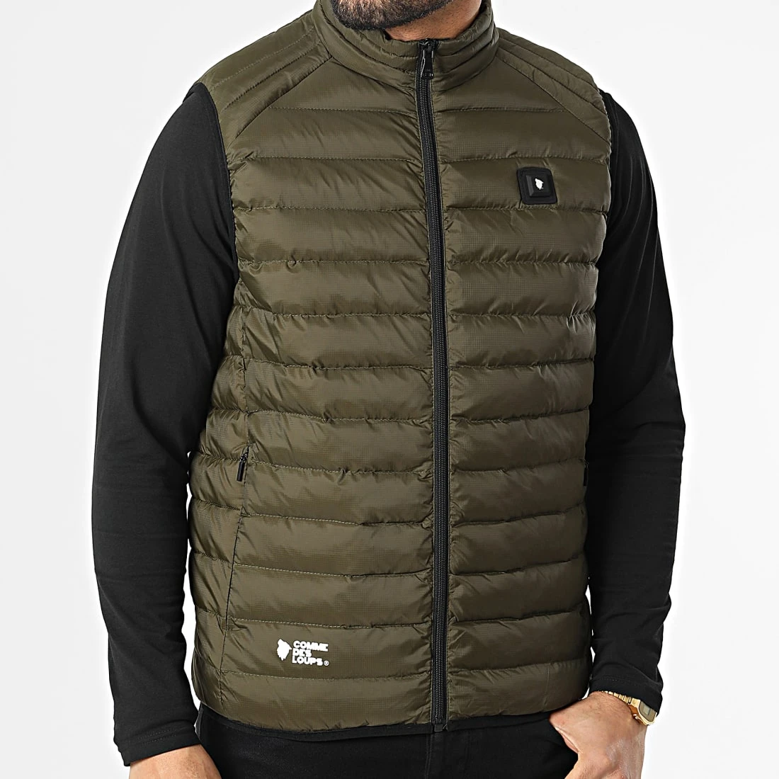 Coupon 👏 Doudoune Sans Manches Porto Chauffante Vert Kaki de Comme Des Loups ✔️ 5 Coupon 👏 Doudoune Sans Manches Porto Chauffante Vert Kaki de Comme Des Loups ✔️ – Image 3