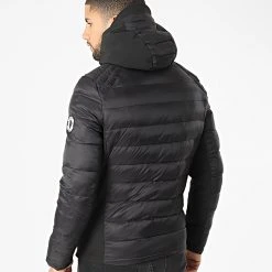 Bon marché ✔️ Doudoune Chauffante Capuche Mont Blanc Noir de Comme Des Loups ❤️ -Comme Des Loups Soldes comme des loups 295739 MONTBLANC BATTERIE STAR CARBON BLACK 20211220T162024 04