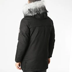 Meilleure affaire ✔️ Parka Chauffante Fourrure Antarctic Noir de Comme Des Loups 🌟 -Comme Des Loups Soldes comme des loups 295814 ANTARTIC PREMIUM BLACK FOUR WHITE BLACK 20211220T162139 04