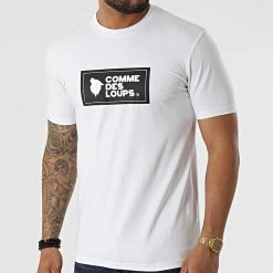 Sortie 🤩 Tee Shirt Genova Blanc de Comme Des Loups ⭐