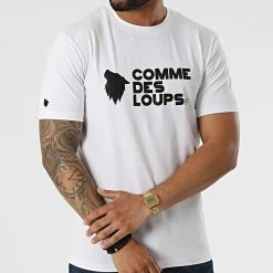 Tout neuf ⌛ Tee Shirt Rio Blanc de Comme Des Loups 👍 -Comme Des Loups Soldes comme des loups 317051 RIO WHITE 20220505T155354 03