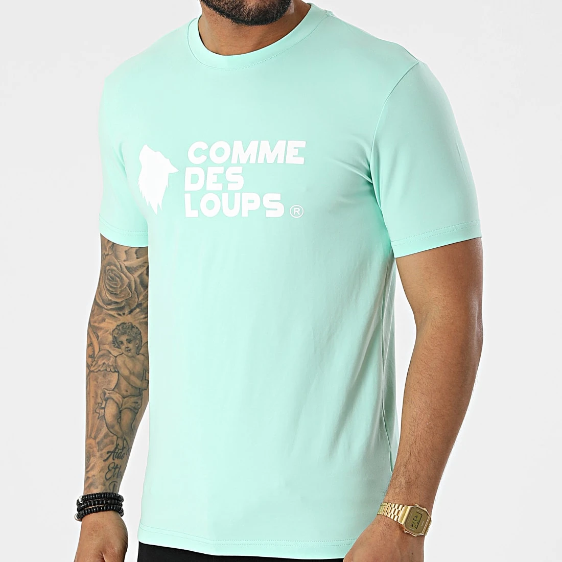 Vente flash ⭐ Tee 🧨 Shirt Rio Turquoise de Comme Des Loups 💯 3 Vente flash ⭐ Tee 🧨 Shirt Rio Turquoise de Comme Des Loups 💯