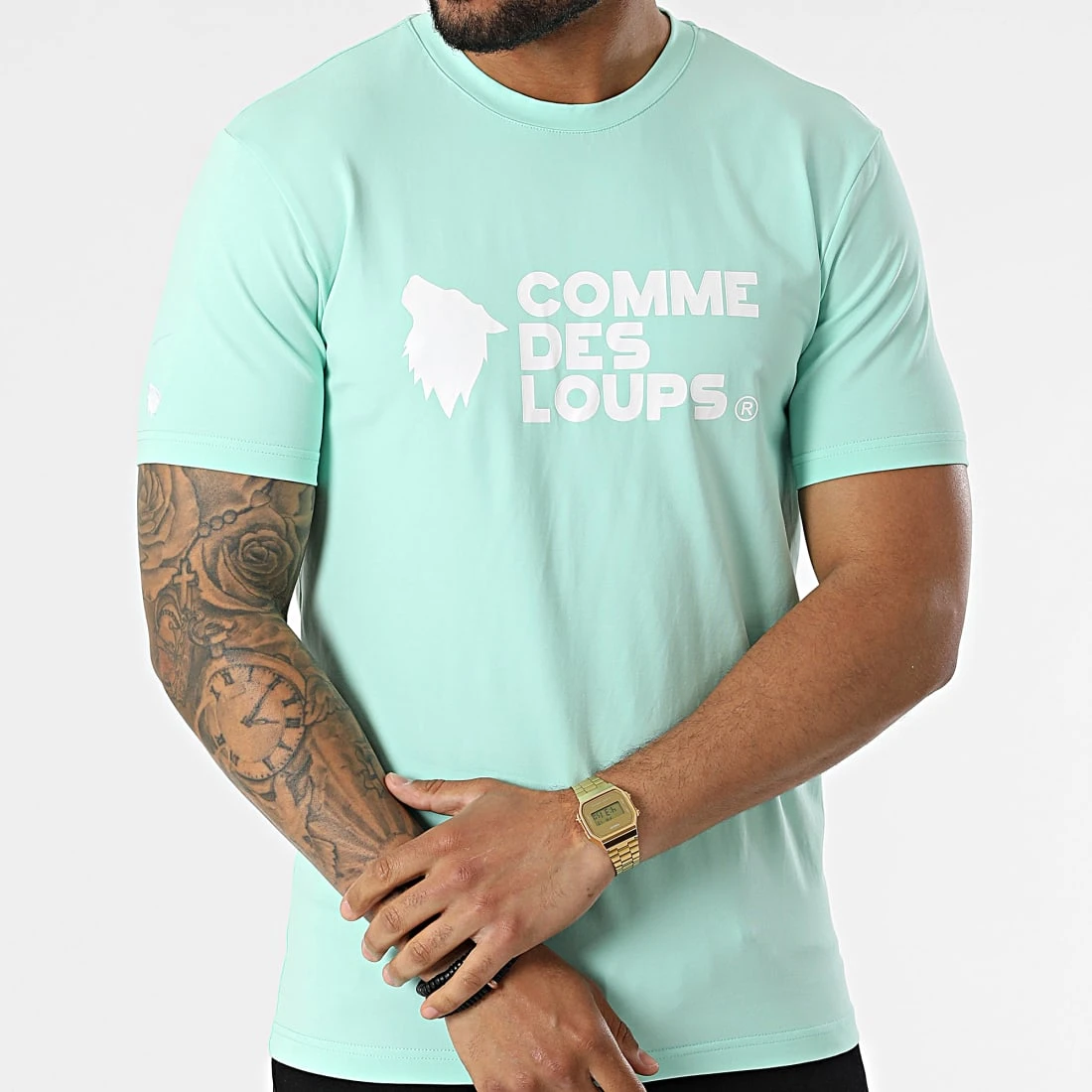 Vente flash ⭐ Tee 🧨 Shirt Rio Turquoise de Comme Des Loups 💯 5 Vente flash ⭐ Tee 🧨 Shirt Rio Turquoise de Comme Des Loups 💯 – Image 3