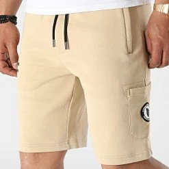 Sortie 👏 Short Jogging Manhattan2 Beige de Comme Des Loups 😀