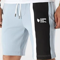 Grosses soldes ✨ Short Jogging Amalfi Bleu Clair de Comme Des Loups 🔥