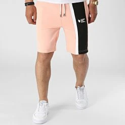 Nouveau 🎁 Short Jogging Amalfi Rose de Comme Des Loups ✨ -Comme Des Loups Soldes comme des loups 317084 SHORT AMALFI ROSE 20220502T161457 03