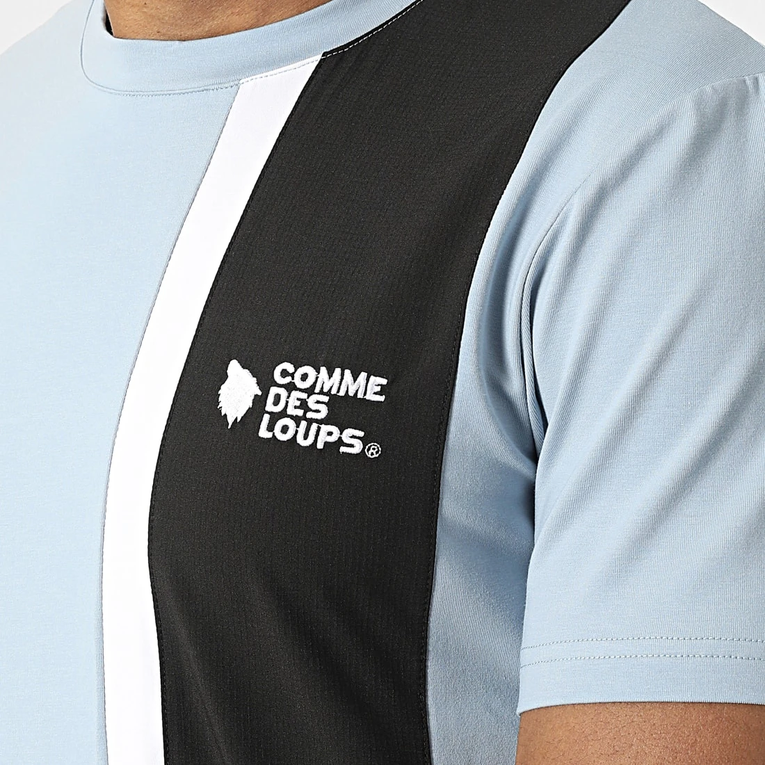 Meilleure vente 🔥 Tee Shirt Amalfi Bleu Clair de Comme Des Loups 💯 4 Meilleure vente 🔥 Tee Shirt Amalfi Bleu Clair de Comme Des Loups 💯 – Image 2