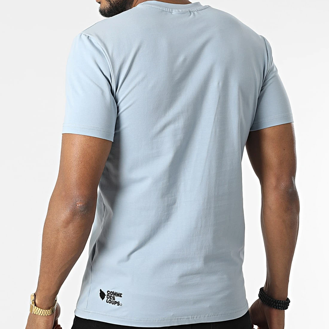 Meilleure vente 🔥 Tee Shirt Amalfi Bleu Clair de Comme Des Loups 💯 6 Meilleure vente 🔥 Tee Shirt Amalfi Bleu Clair de Comme Des Loups 💯 – Image 4