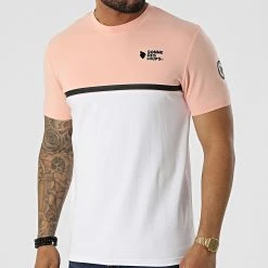 Vente flash 🥰 Tee Shirt Manhattan2 Blanc Rose de Comme Des Loups 🥰