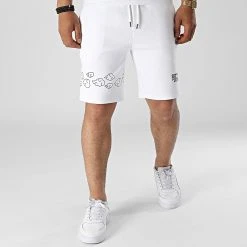 Meilleure affaire ✔️ Short Jogging Naruto Akatsuki 001 Blanc de Comme Des Loups 👏 -Comme Des Loups Soldes comme des loups 319786 SHORT AKATSUKI 001 WHITE 20220519T140137 03