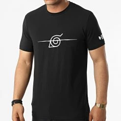 Acheter 🎉 Tee Shirt Naruto Uzumaki 008 Noir de Comme Des Loups 🧨
