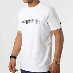 Grosses soldes 🔥 Tee ⭐ Shirt Naruto x Sasuke 011 Blanc de Comme Des Loups ✨