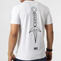 Remise 💯 Tee Shirt Naruto Kunai 009 Blanc de Comme Des Loups 😍