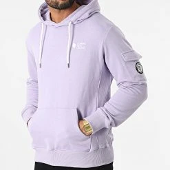 De gros 🧨 Sweat Capuche Brooklyn Lavande de Comme Des Loups 🎉 -Comme Des Loups Soldes comme des loups 320120 HOODIE BROOKLYN PURPLE 20220519T152357 03