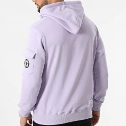 De gros 🧨 Sweat Capuche Brooklyn Lavande de Comme Des Loups 🎉 -Comme Des Loups Soldes comme des loups 320120 HOODIE BROOKLYN PURPLE 20220519T152358 04