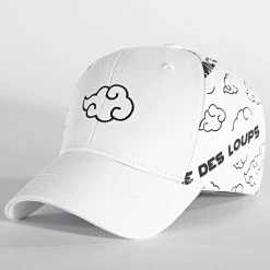 Meilleur prix ⌛ Casquette Naruto Akatsuki 003 Blanc Noir de Comme Des Loups 🌟