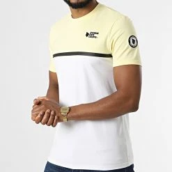 Meilleure vente ✔️ Tee ❤️ Shirt Manhattan 2 Jaune Blanc de Comme Des Loups ✨