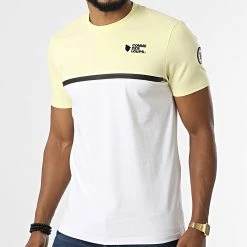 Meilleure vente ✔️ Tee ❤️ Shirt Manhattan 2 Jaune Blanc de Comme Des Loups ✨ -Comme Des Loups Soldes comme des loups 324383 TSHIRT MANHATTAN2 JAUNE 20220620T161404 03