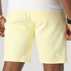 Nouveau 🌟 Short Jogging Manhattan 2 Jaune de Comme Des Loups 😀 -Comme Des Loups Soldes comme des loups 324384 SHORT MANHATTAN2 JAUNE 20220726T160048 04