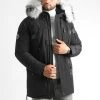 Budget ⌛ Parka Chauffante Copenhagen Noir Gris de Comme Des Loups 🛒 -Comme Des Loups Soldes comme des loups 328480 COPENHAGEN BLACK FUR GRISE 20220720T103447 01