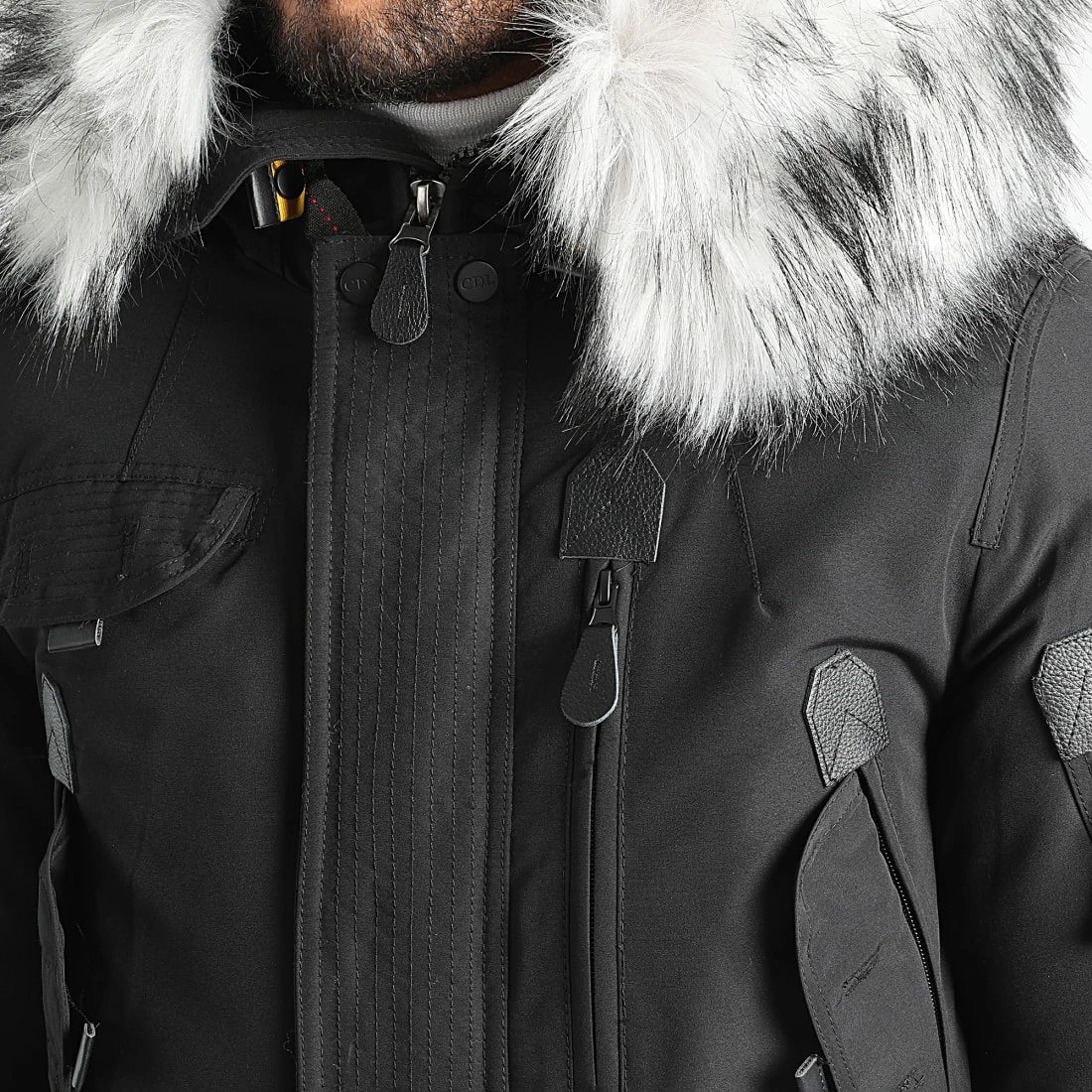 Budget ⌛ Parka Chauffante Copenhagen Noir Gris de Comme Des Loups 🛒 4 Budget ⌛ Parka Chauffante Copenhagen Noir Gris de Comme Des Loups 🛒 – Image 2