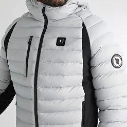 Budget 😀 Doudoune Chauffante Capuche Meribel Premium Gris de Comme Des Loups 🤩 -Comme Des Loups Soldes comme des loups 328484 MERIBEL NUAGE 20220720T110548 04