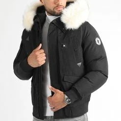 Top 10 ✨ Parka Fourrure Chauffante Chicago Noir Beige de Comme Des Loups 🎉