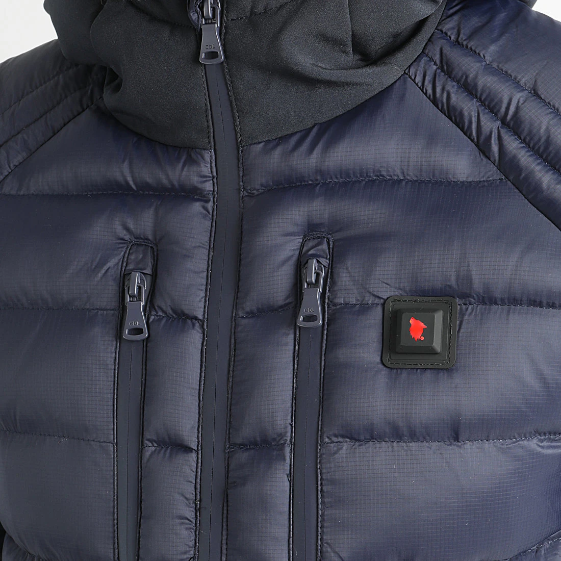 Grosses soldes ⌛ Doudoune Chauffante Capuche Mont Blanc Bleu Marine de Comme Des Loups 👏 4 Grosses soldes ⌛ Doudoune Chauffante Capuche Mont Blanc Bleu Marine de Comme Des Loups 👏 – Image 2