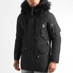 Le moins cher ✔️ Parka Chauffante Copenhagen Noir de Comme Des Loups 👏 -Comme Des Loups Soldes comme des loups 328598 COPENHAGEN BLACK FUR BLACK 20220720T103425 03
