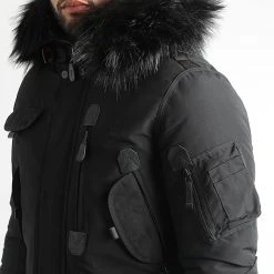 Le moins cher ✔️ Parka Chauffante Copenhagen Noir de Comme Des Loups 👏 -Comme Des Loups Soldes comme des loups 328598 COPENHAGEN BLACK FUR BLACK 20220720T103427 04