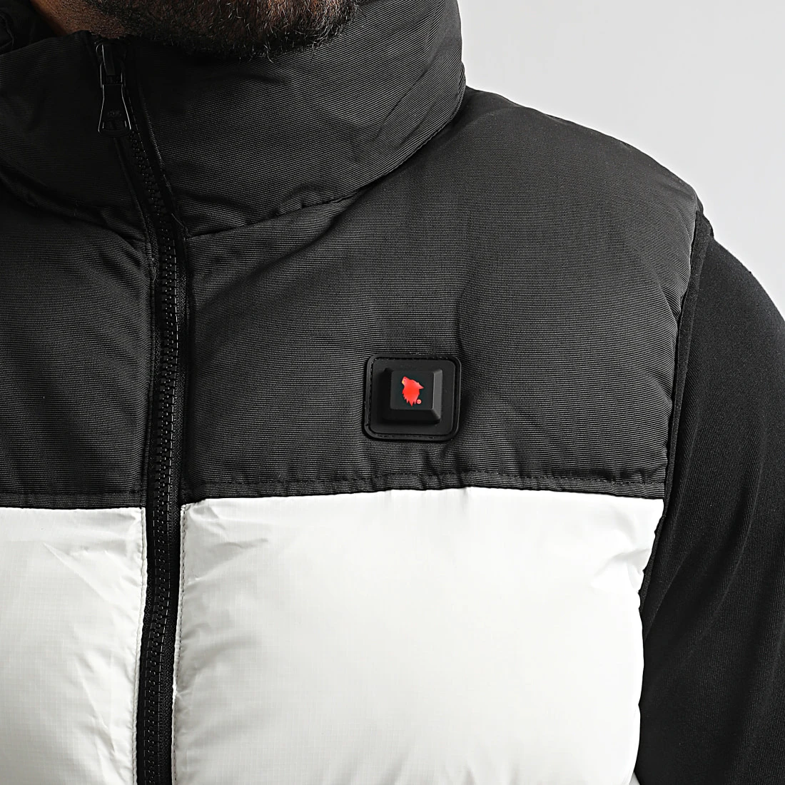 Vente flash ✔️ Doudoune Sans Manches Lisbonne Blanc Noir de Comme Des Loups ✔️ 4 Vente flash ✔️ Doudoune Sans Manches Lisbonne Blanc Noir de Comme Des Loups ✔️ – Image 2