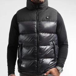 Remise 🤩 Doudoune Sans Manches Lisbonne Noir de Comme Des Loups ✨