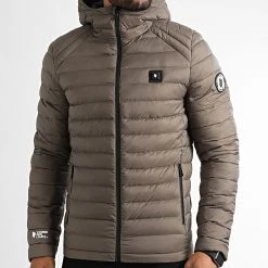 Budget ✨ Doudoune Capuche Chauffante Otawa Star Vert Kaki de Comme Des Loups 🔔