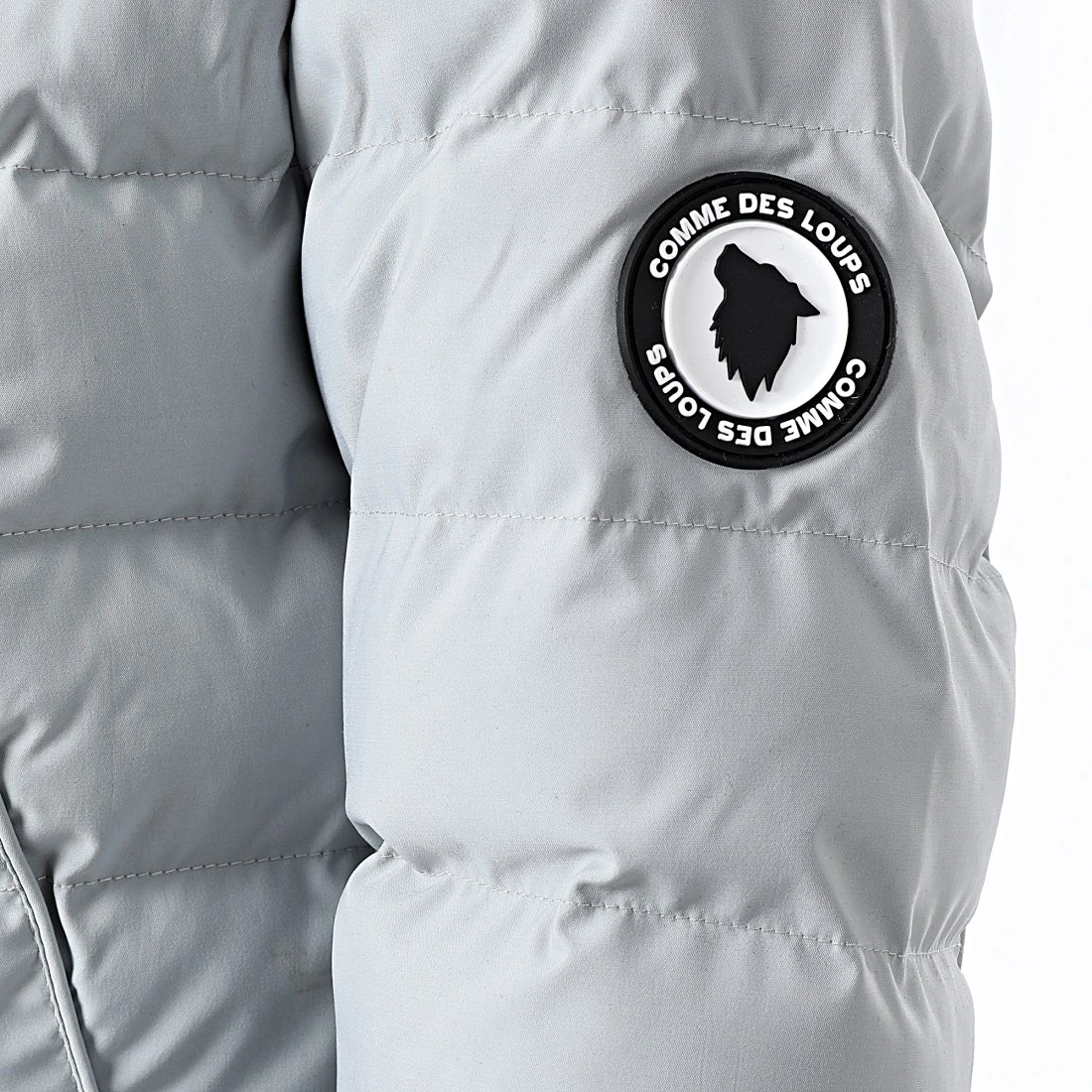 Nouveau ⌛ Doudoune Capuche Fourrure Chauffante Femme Budapest Gris Beige de Comme Des Loups 🎁 4 Nouveau ⌛ Doudoune Capuche Fourrure Chauffante Femme Budapest Gris Beige de Comme Des Loups 🎁 – Image 2