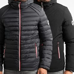 Coupon ✔️ Doudoune Capuche Réversible Rome Noir de Comme Des Loups 😉