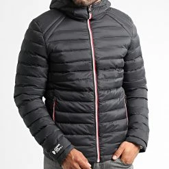 Coupon ✔️ Doudoune Capuche Réversible Rome Noir de Comme Des Loups 😉 -Comme Des Loups Soldes comme des loups 334980 ROME ANTHRACITE BLACK 20220906T150832 03